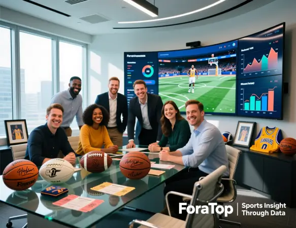 ForaTop ekibi ofiste maç analizi yaparken