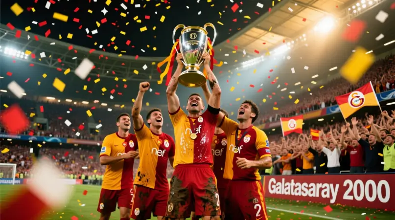 Galatasaray UEFA Kupası 2000 şampiyonluğu kutlamaları