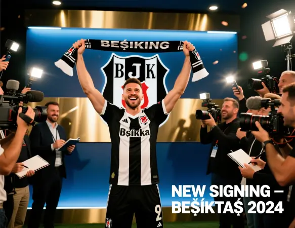 Beşiktaş yeni transfer için imza töreni hazırlığı