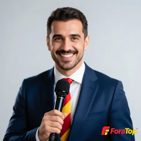 Spor yorumcusu Mehmet Yılmaz portre fotoğrafı