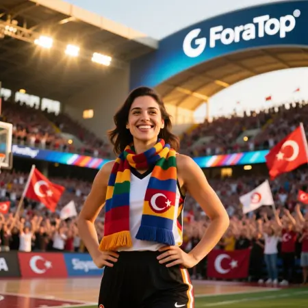 Basketbol tutkunu Ayşe Demir portre fotoğrafı